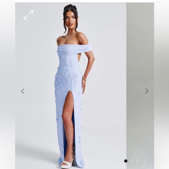 Babyboo Milani Maxi Dress - Blue - Picture 1 of 8